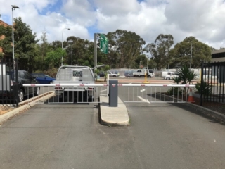 Commercial automatic boom gates Brookvale bus depot