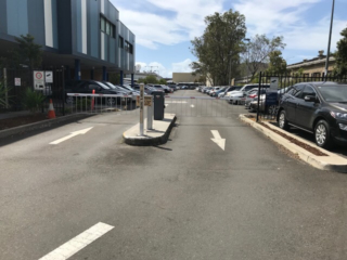 Commercial automatic boom gates Brookvale bus depot