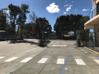 Commercial automatic boom gates North Sydney bus depot