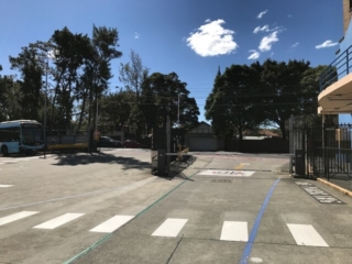 Commercial automatic boom gates North Sydney bus depot