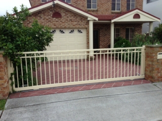 Automatic sliding gates Creators Range scroll top Sydney