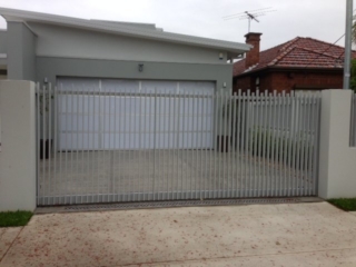 Automatic sliding gates custom design steel Sydney