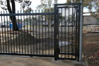 Commercial automatic sliding gate Menai police dog squad