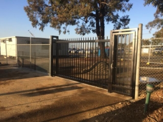 Commercial automatic sliding gate Menai police dog squad